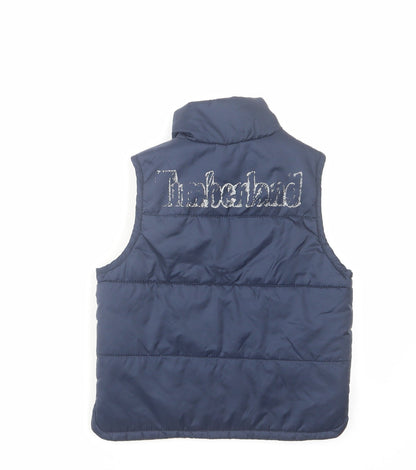 Timberland Boys Blue Gilet Jacket Size 3 Years Zip