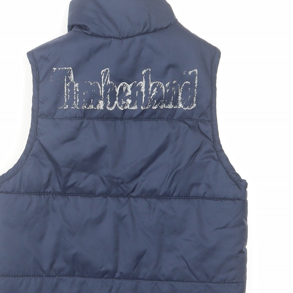 Timberland Boys Blue Gilet Jacket Size 3 Years Zip