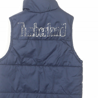 Timberland Boys Blue Gilet Jacket Size 3 Years Zip