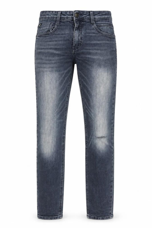 Duck and Cover Mens Blue Cotton Straight Jeans Size 32 in L31 in Slim Zip
