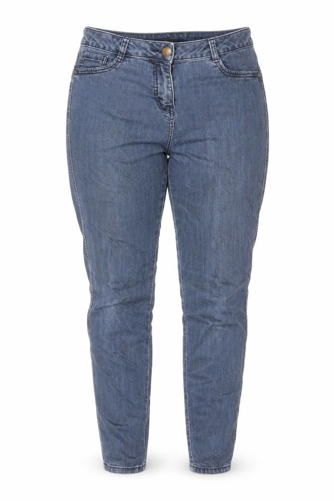 Womens UK Size 14 NEXT Regular Fit Tapered Black Jeans