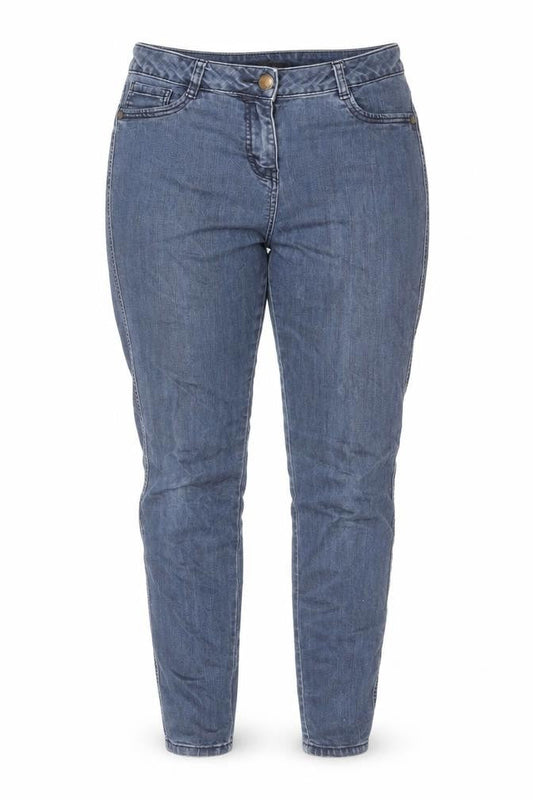 Womens UK Size 14 NEXT Regular Fit Tapered Black Jeans