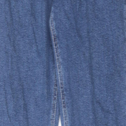 ASOS Womens Blue Cotton Skinny Jeans Size 28 in L36 in Regular Zip