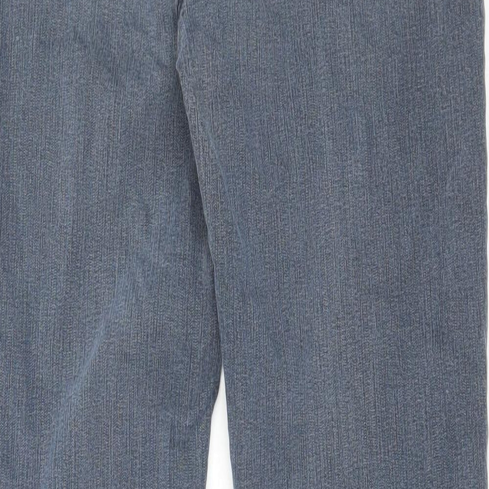 Betty Barclay Womens Blue Cotton Straight Jeans Size 30 in L29 in Regular Zip