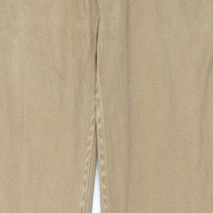 Denim & Co. Mens Beige Cotton Skinny Jeans Size 30 in L30 in Slim Zip