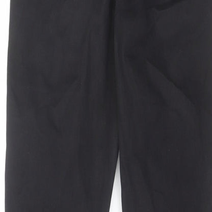 Topshop Womens Black Cotton Skinny Jeans Size 28 in L30 in Regular Zip