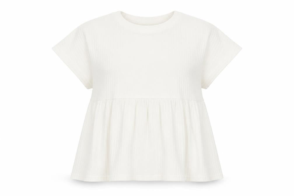 Womens UK Size 8 Boohoo White Basic T-Shirt