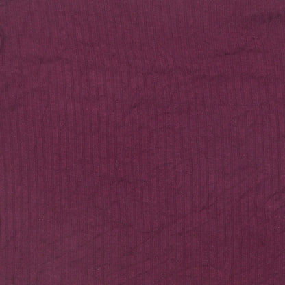 Gap Womens Purple V-Neck Polyester Pullover Jumper Size S