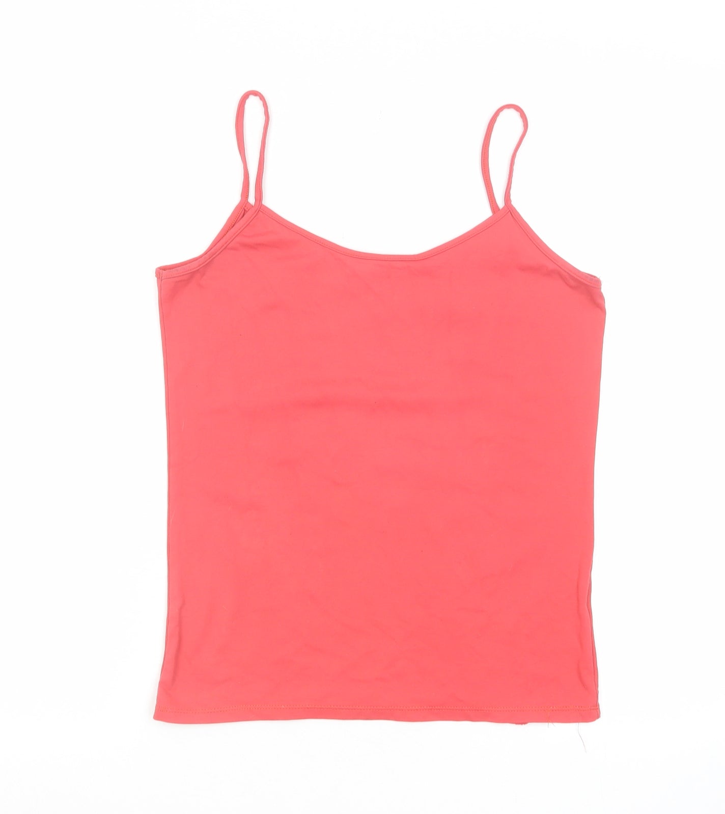 Womens UK Size M Zara Pink Basic Tank