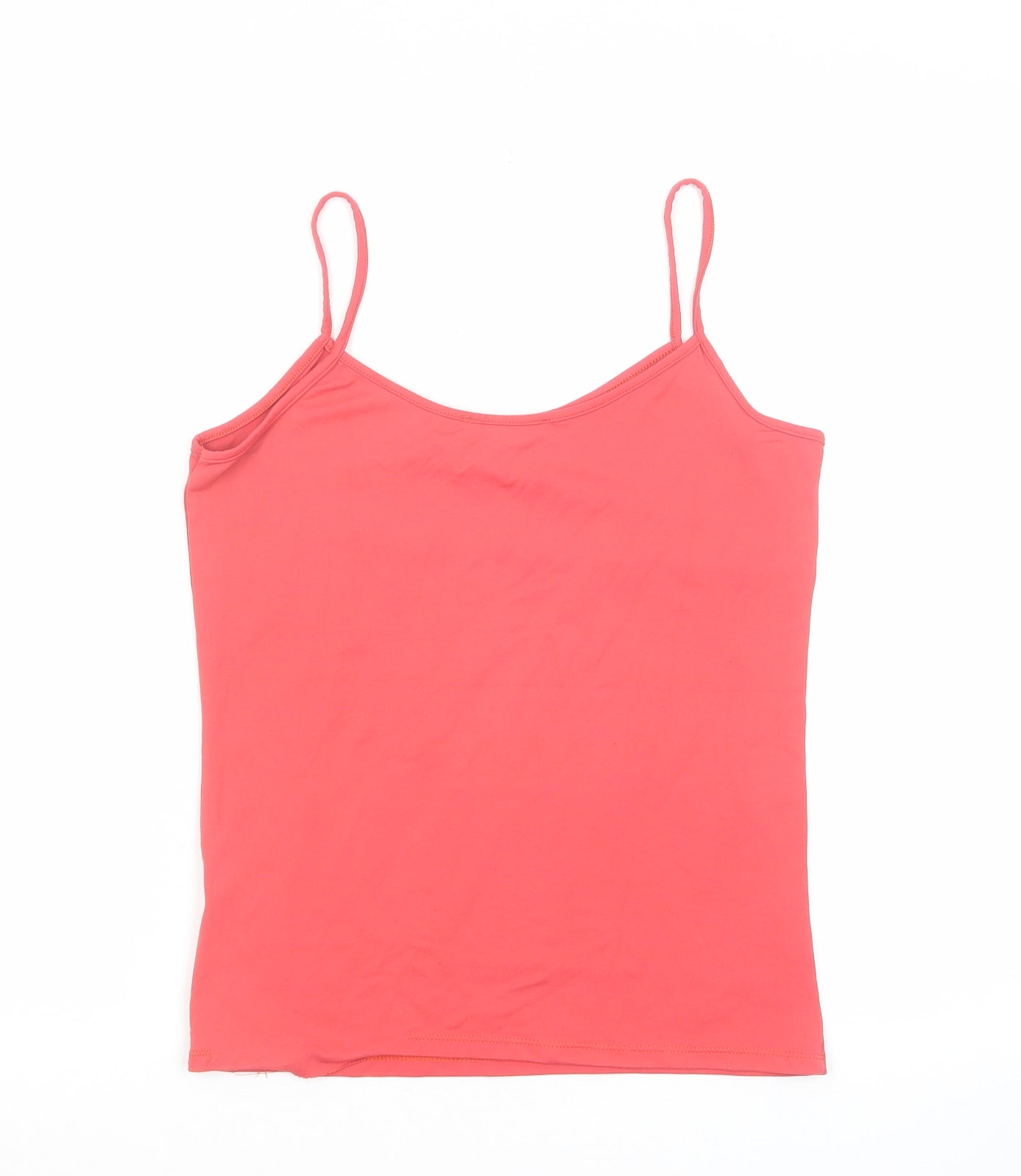 Womens UK Size M Zara Pink Basic Tank