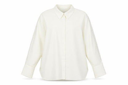 Womens UK Size 24 Marks and Spencer Ivory Basic Button-Up