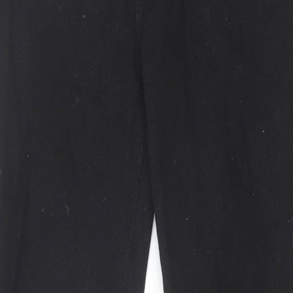 Boohoo Womens Black Cotton Skinny Jeans Size 6 L30 in Regular Zip