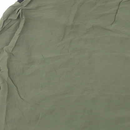 Womens UK Size 14 Oasis Gold Basic Button-Up