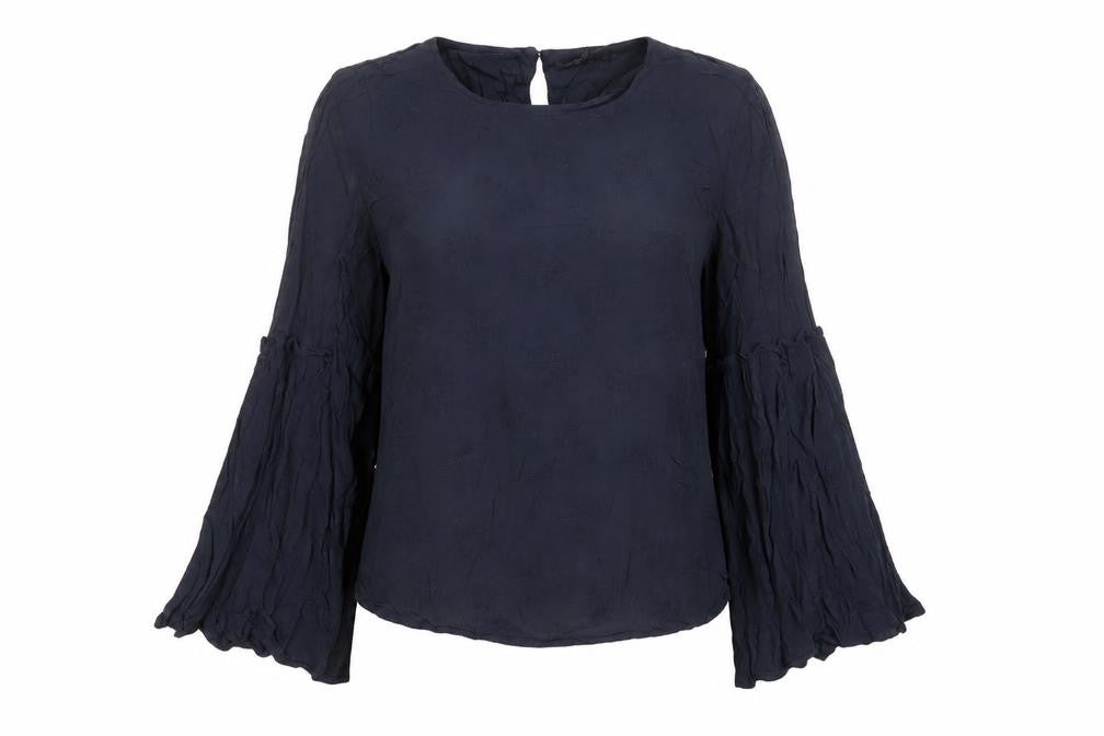 Womens UK Size 6 Topshop Blue Basic Blouse