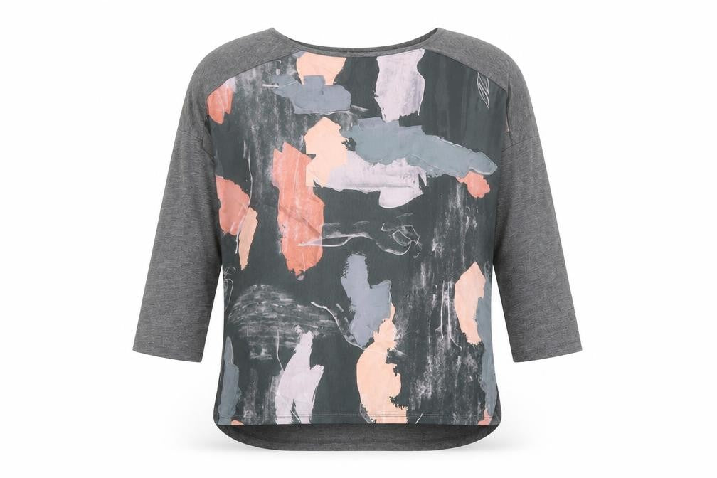 Womens UK Size S Dunnes Stores Grey Basic T-Shirt