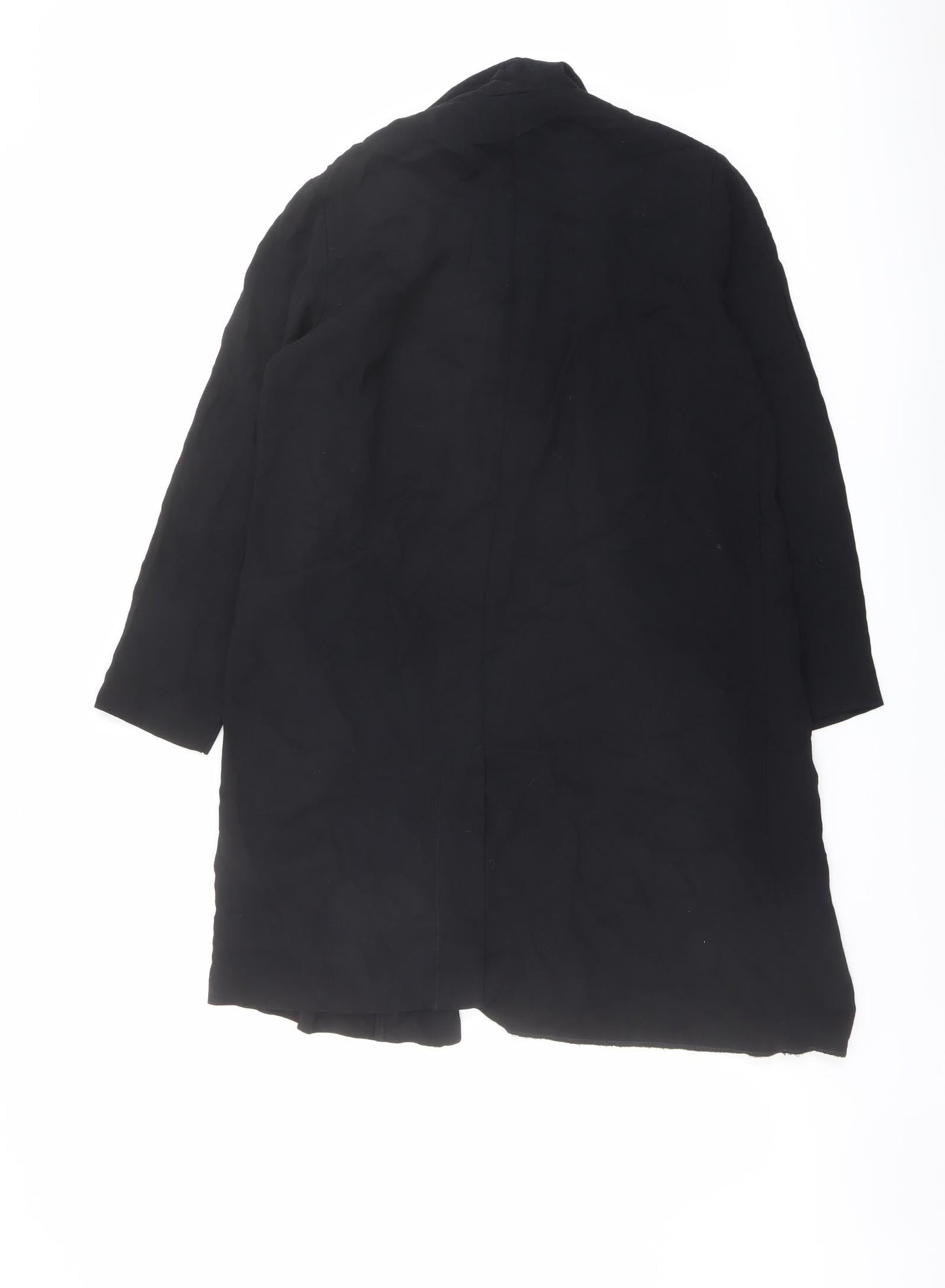 Womens UK Size 10 ASOS Black Overcoat