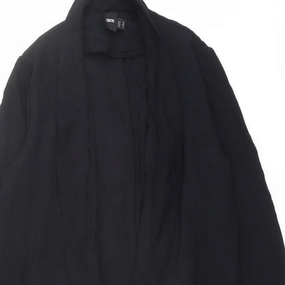 Womens UK Size 10 ASOS Black Overcoat