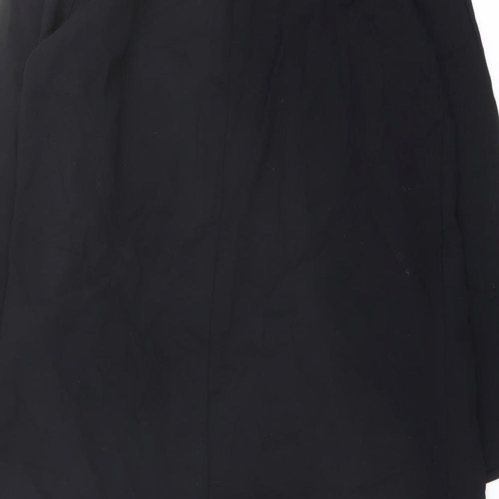 Womens UK Size 10 ASOS Black Overcoat