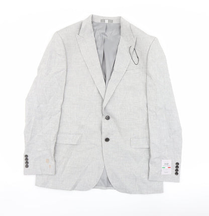 Mens UK Size 42 Marks and Spencer Regular Grey Suit Jacket