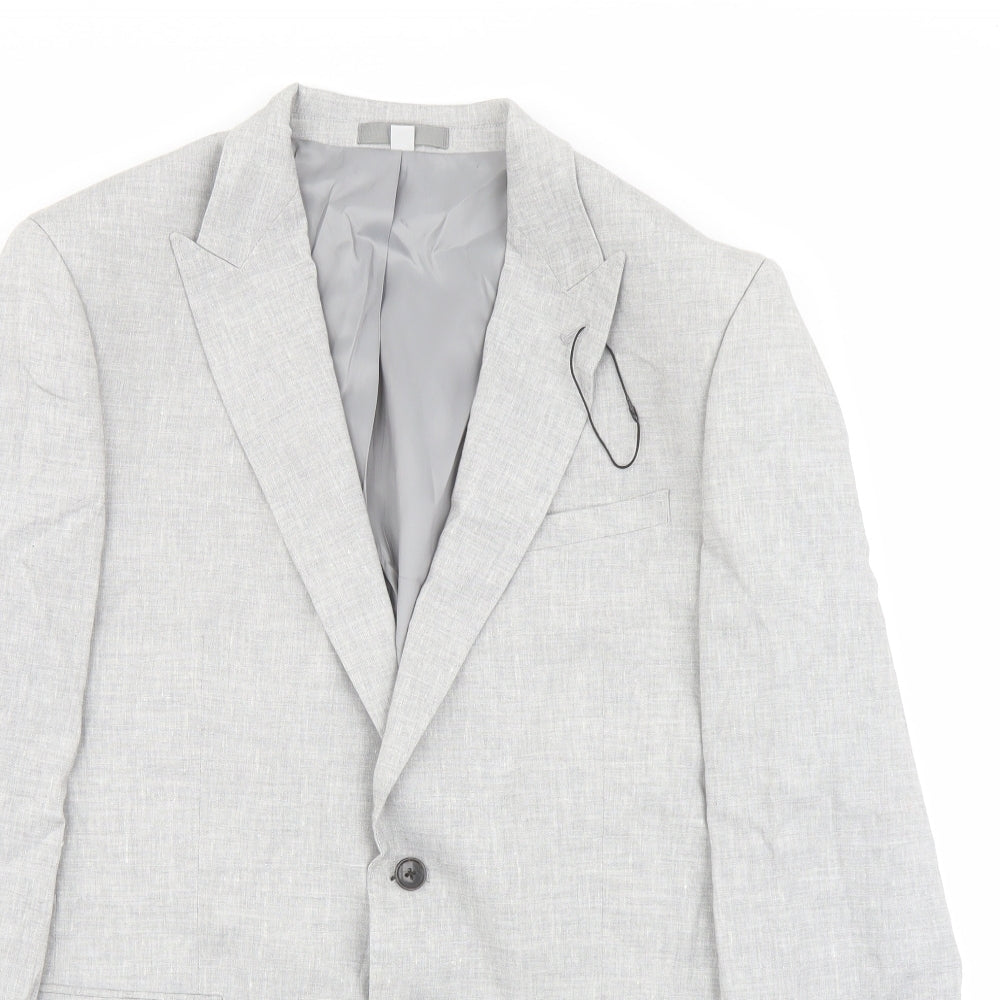 Mens UK Size 42 Marks and Spencer Regular Grey Suit Jacket