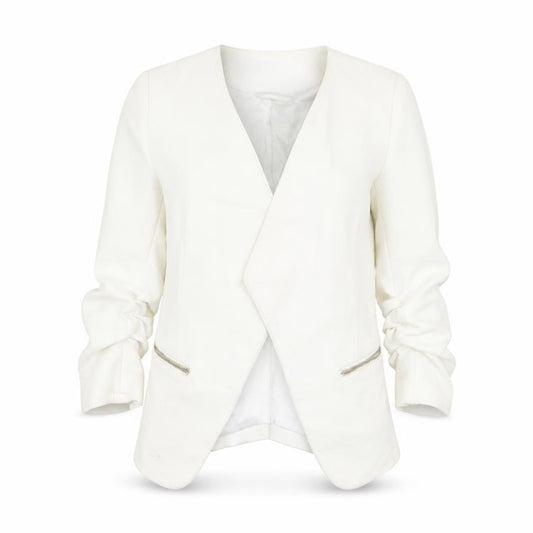 Womens UK Size 8 H&M Ivory Jacket