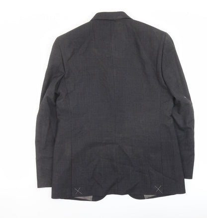 Mens UK Size 40 Marks and Spencer Regular Grey Suit Jacket