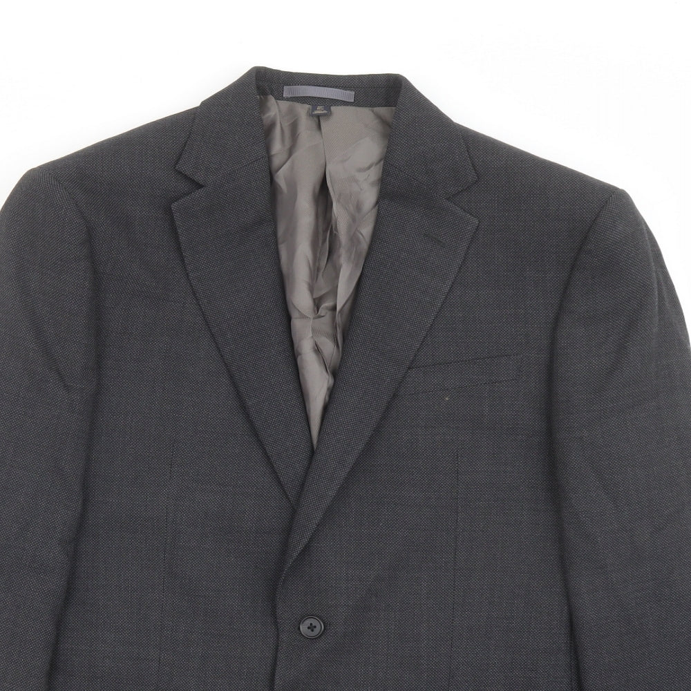Mens UK Size 40 Marks and Spencer Regular Grey Suit Jacket