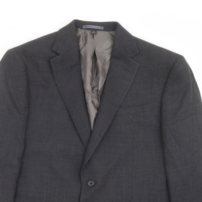 Mens UK Size 40 Marks and Spencer Regular Grey Suit Jacket
