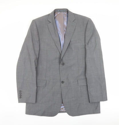 Mens UK Size 42 Linea Regular Grey Suit Jacket