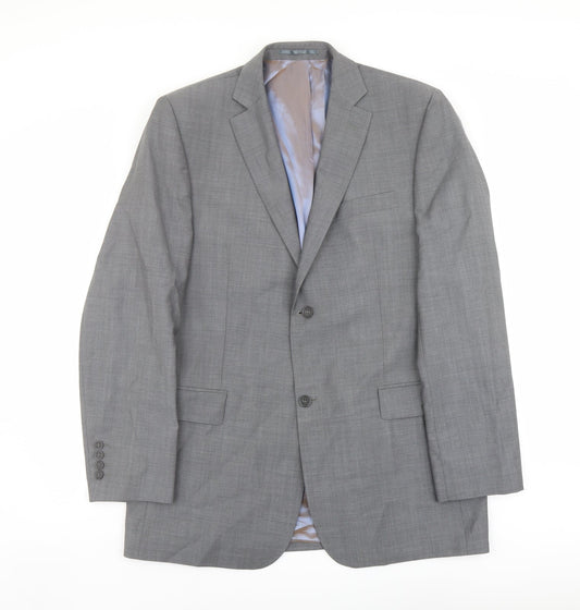 Mens UK Size 42 Linea Regular Grey Suit Jacket