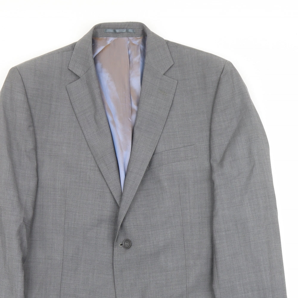 Mens UK Size 42 Linea Regular Grey Suit Jacket