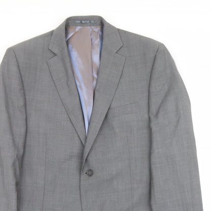Mens UK Size 42 Linea Regular Grey Suit Jacket