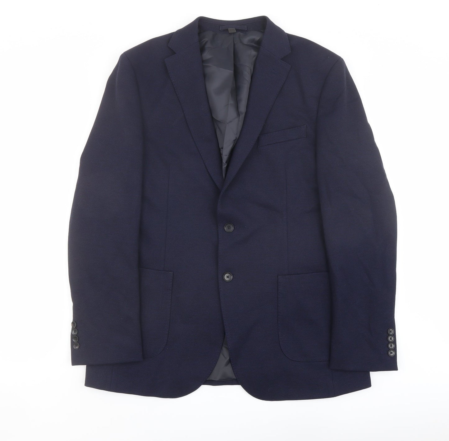 Mens UK Size 42 Marks and Spencer Regular Blue Suit Jacket