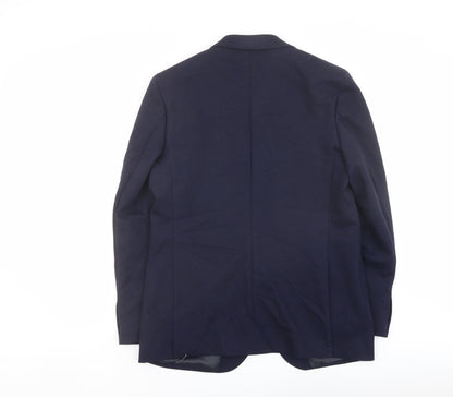 Mens UK Size 42 Marks and Spencer Regular Blue Suit Jacket