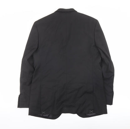 Mens UK Size 42 Marks and Spencer Regular Black Suit Jacket