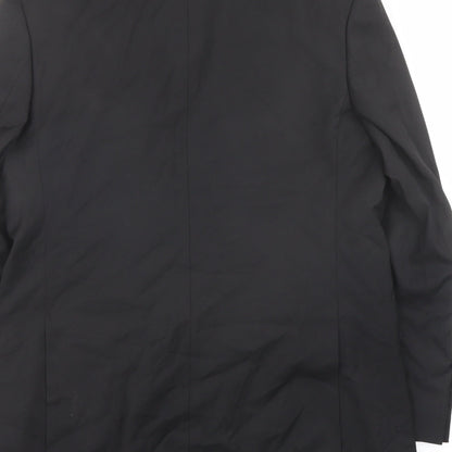 Mens UK Size 42 Marks and Spencer Regular Black Suit Jacket