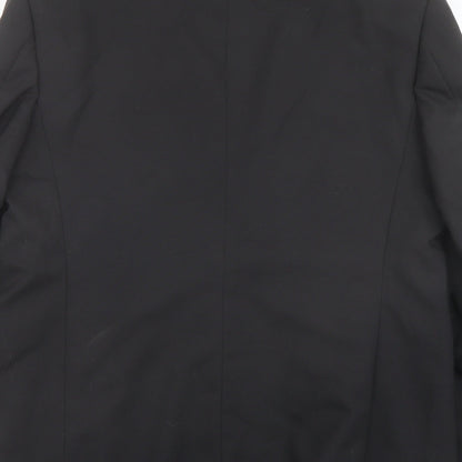 Armando Mens Black Polyester Tuxedo Suit Jacket Size 44 Regular