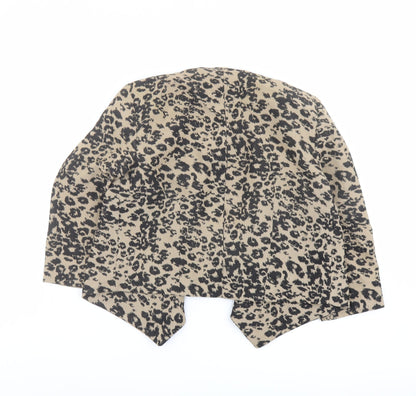 River Island Womens Brown Animal Print Jacket Coatigan Size 8