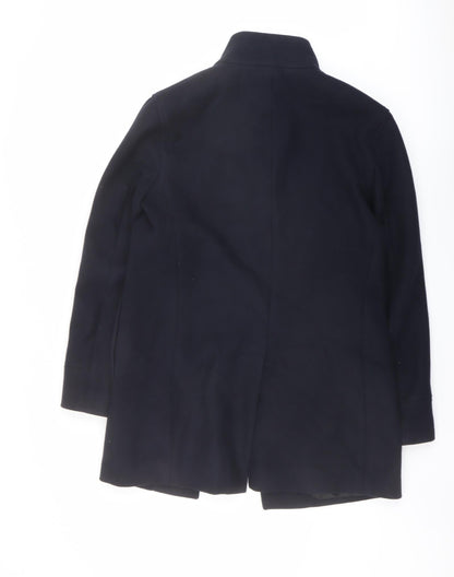 Mens UK Size S Marks and Spencer Blue Overcoat