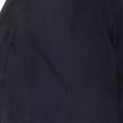 Mens UK Size S Marks and Spencer Blue Overcoat