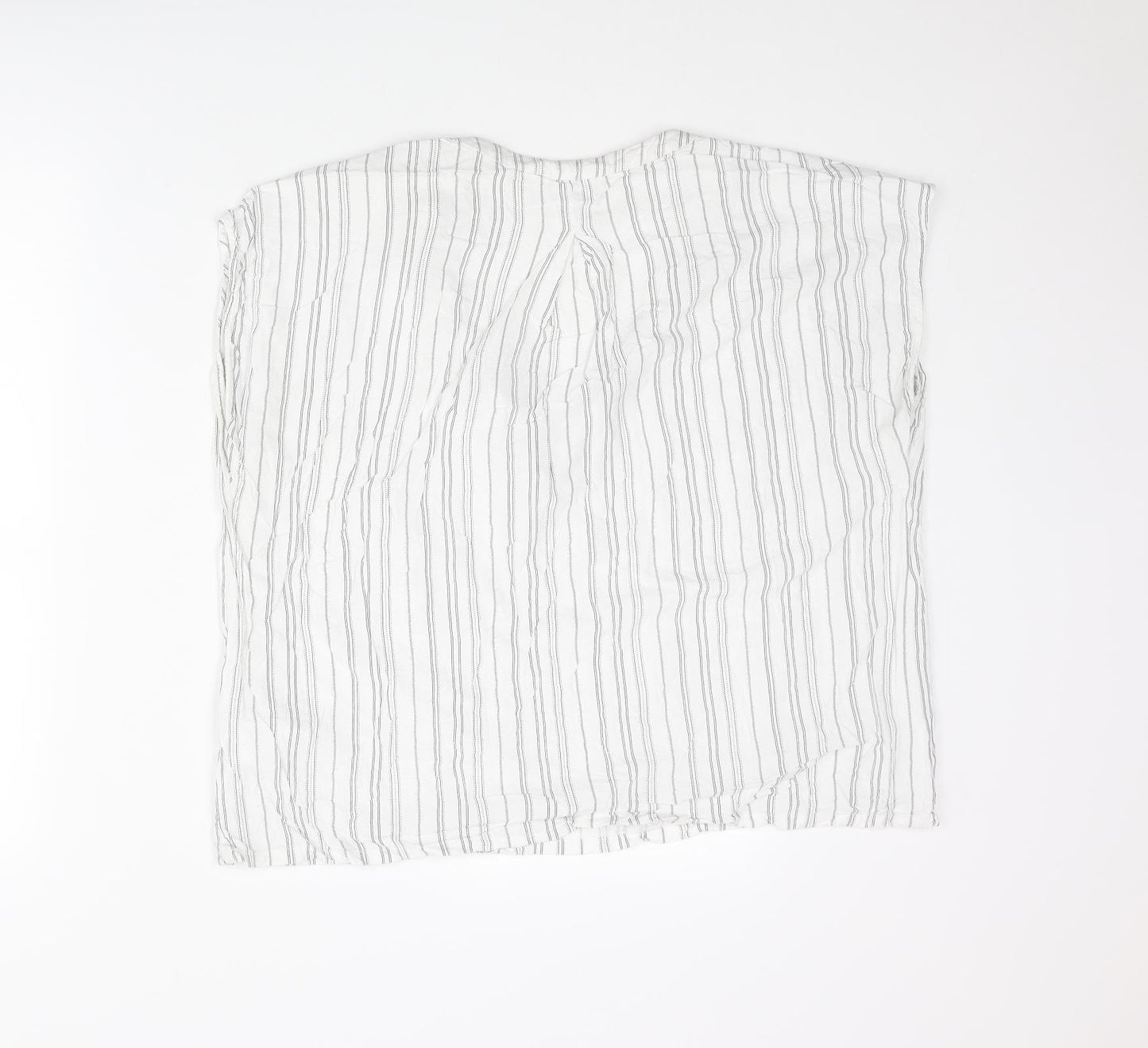 Womens UK Size 16 H&M White Basic Blouse