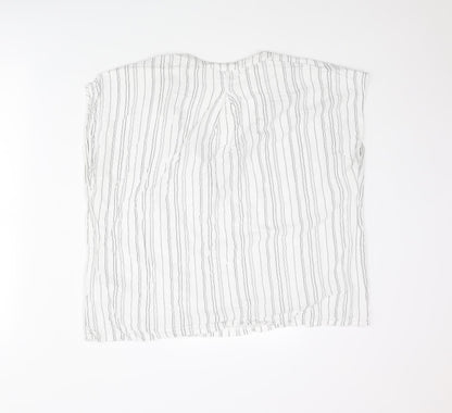 Womens UK Size 16 H&M White Basic Blouse