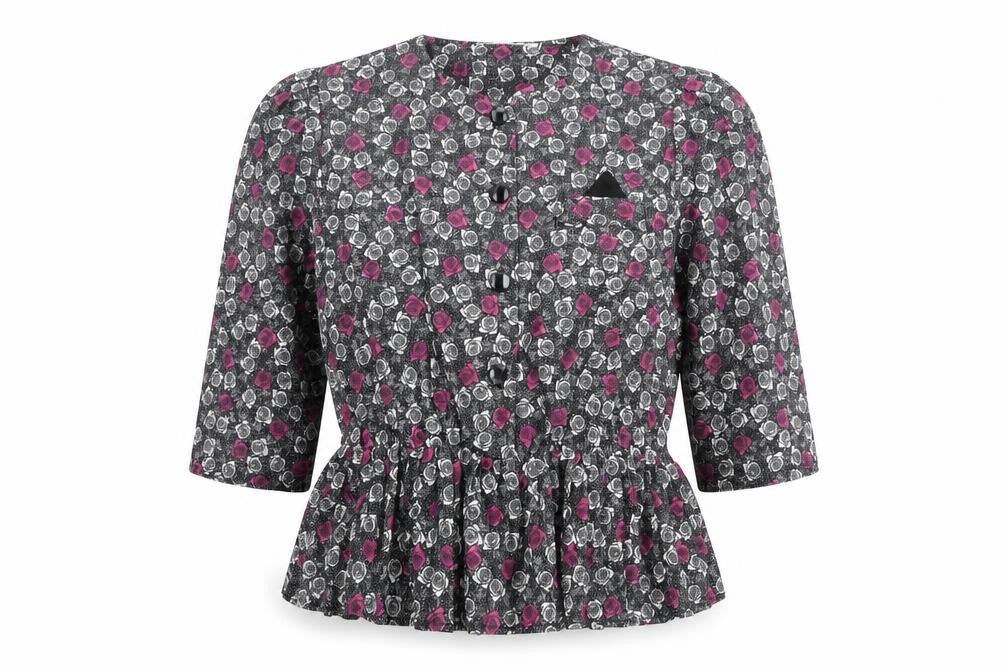 Womens UK Size 16 Debenhams Black Basic Button-Up