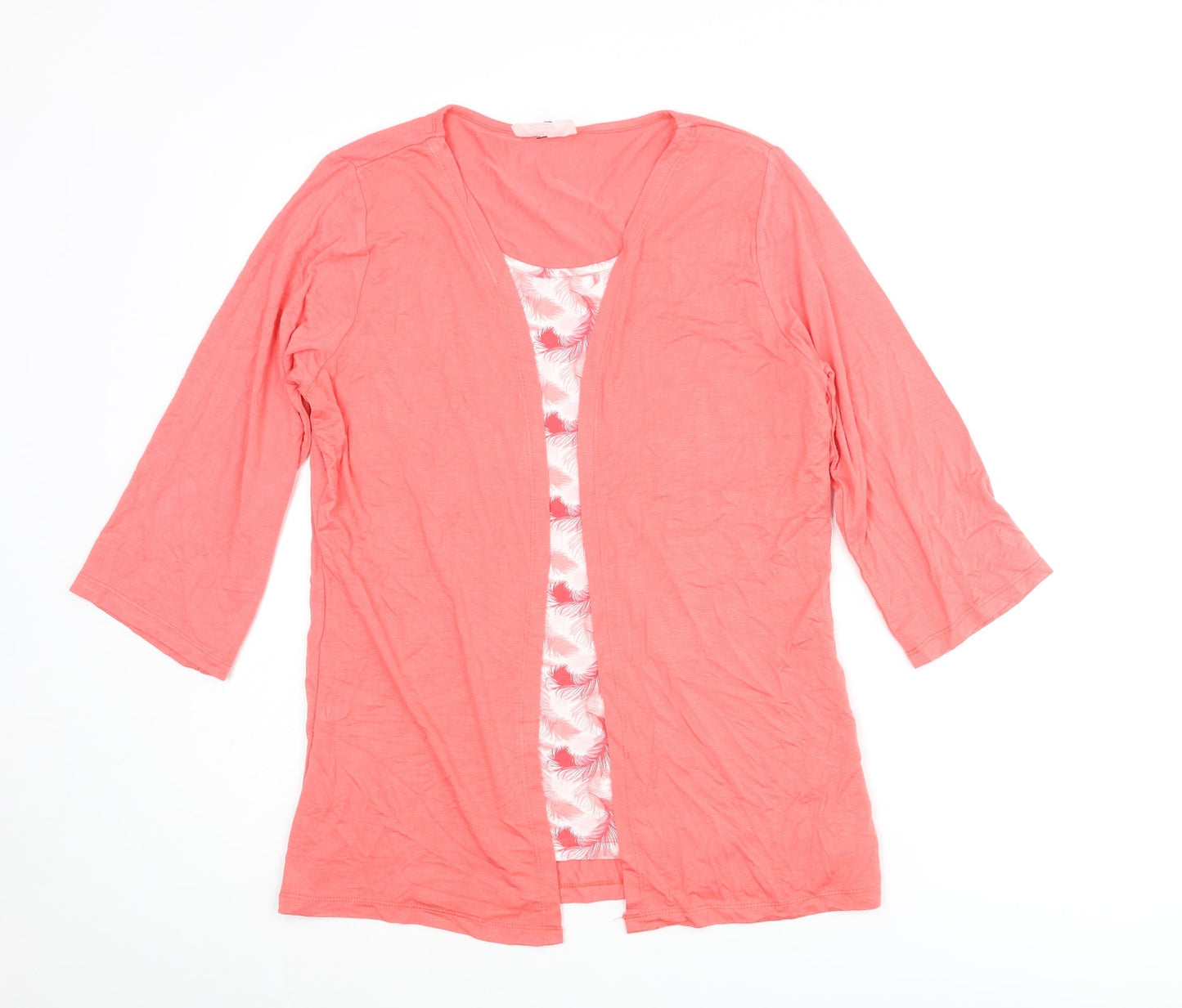 Womens UK Size 10 Gabriella Vicenza Pink Basic Blouse