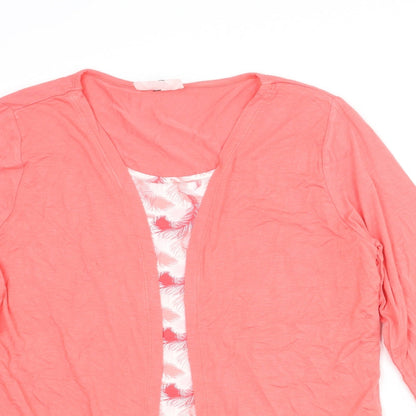 Womens UK Size 10 Gabriella Vicenza Pink Basic Blouse