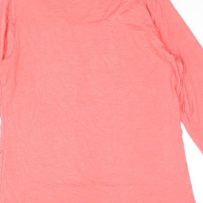 Womens UK Size 10 Gabriella Vicenza Pink Basic Blouse