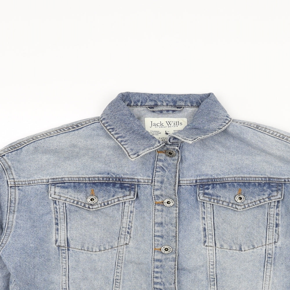 Womens UK Size 6 Jack Wills Blue Jacket