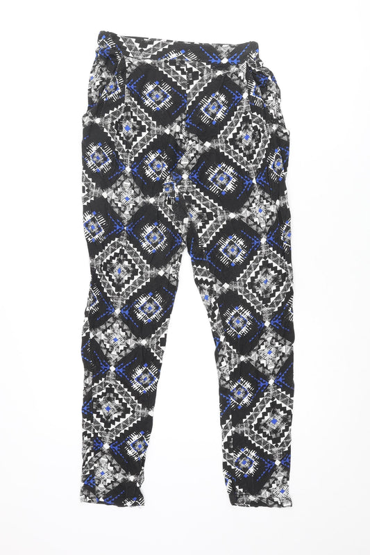 Womens UK Size 10 Miss Selfridge Regular Fit  Multicoloured Trousers