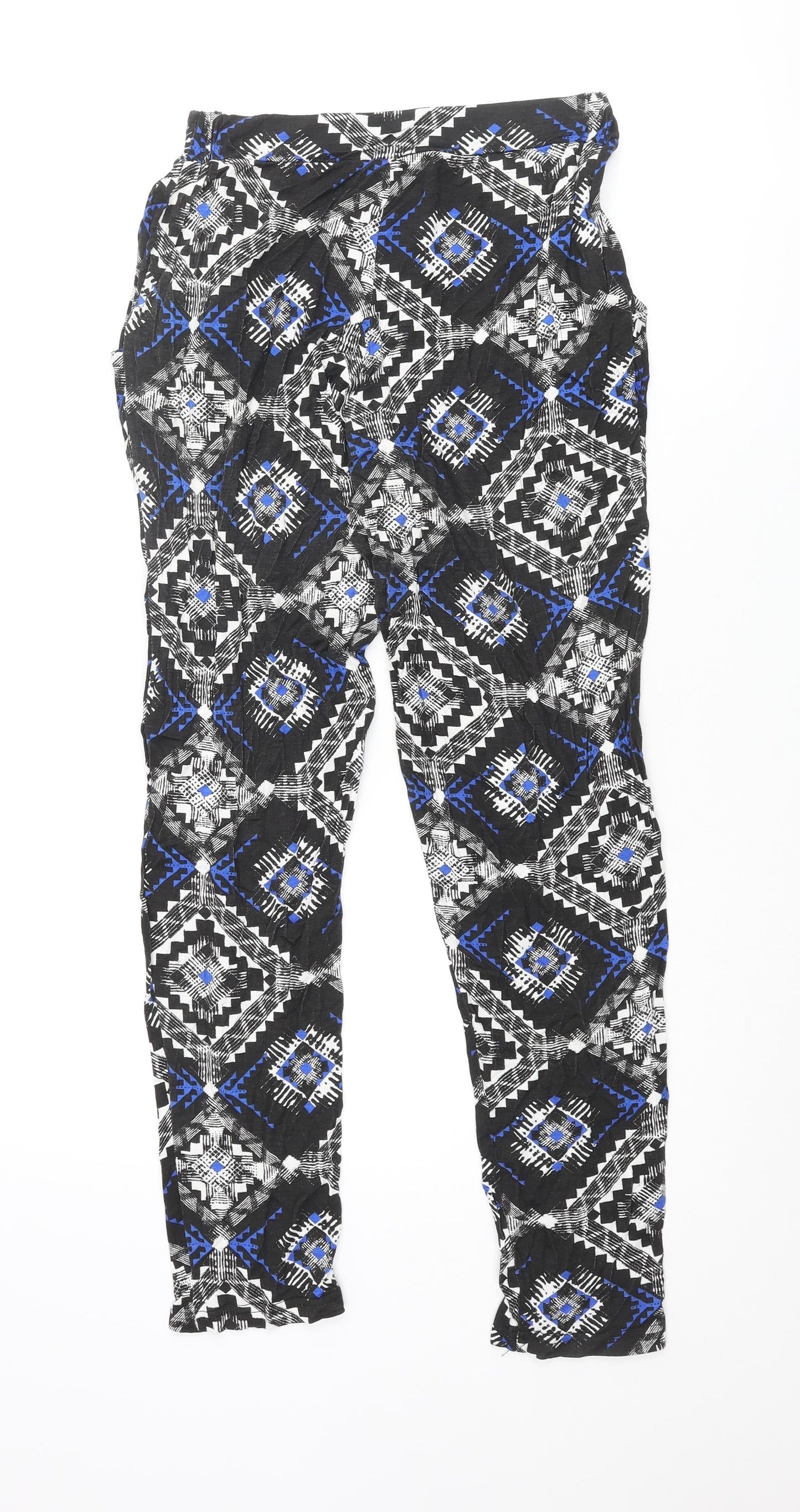 Womens UK Size 10 Miss Selfridge Regular Fit  Multicoloured Trousers