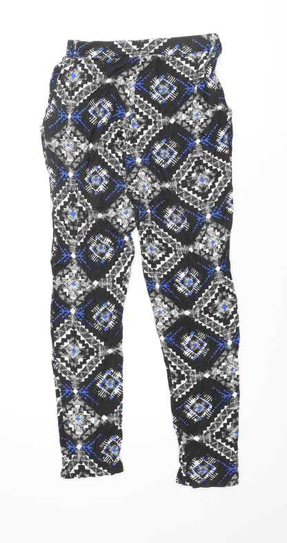 Womens UK Size 10 Miss Selfridge Regular Fit  Multicoloured Trousers